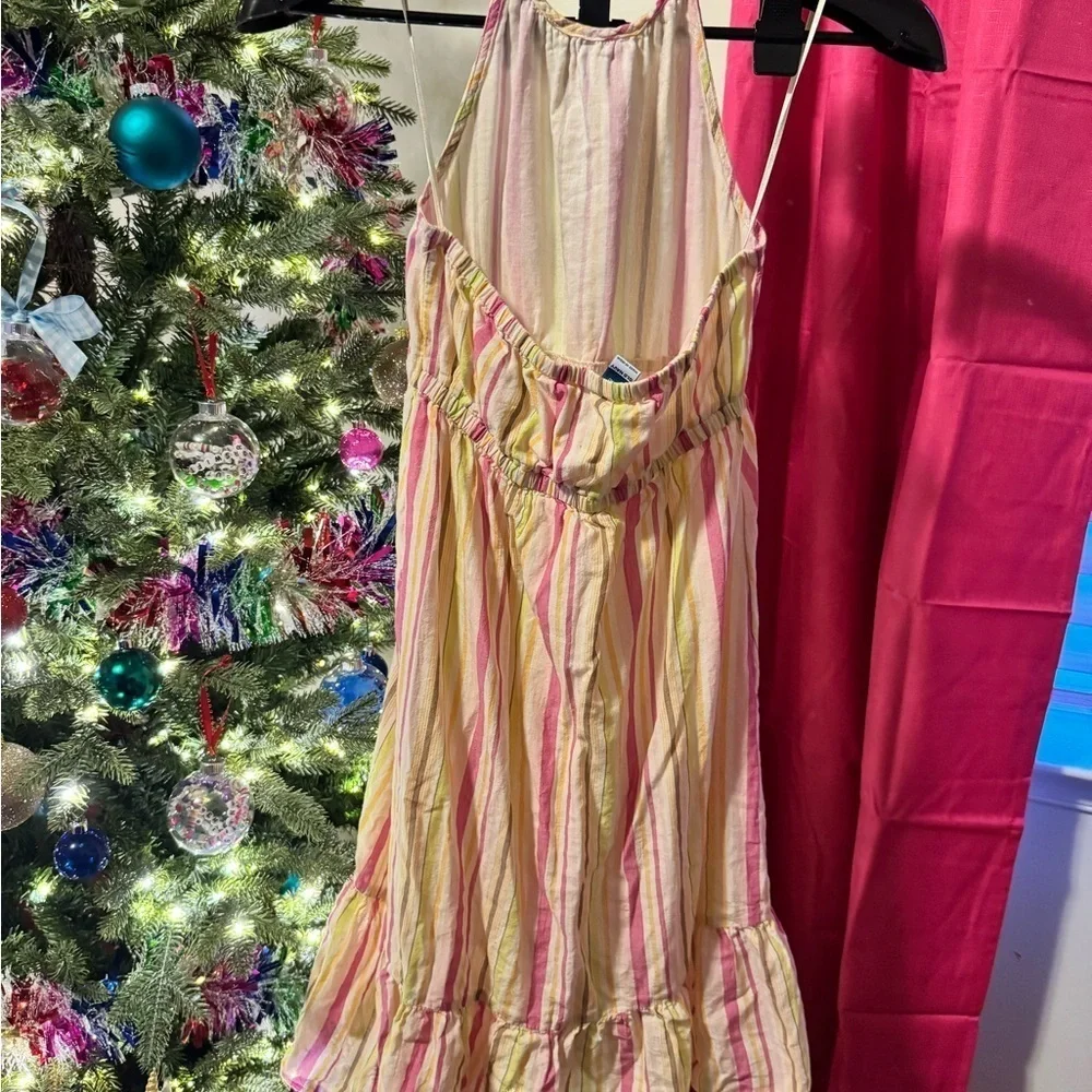 Striped Halter Dress